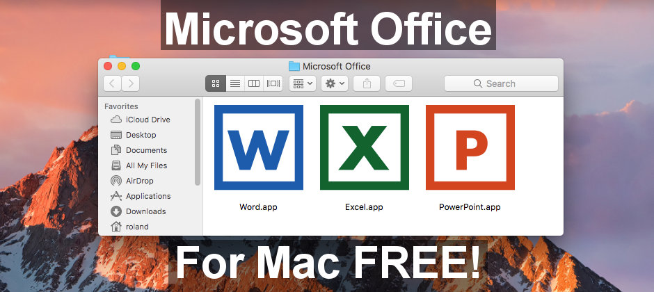 is microsoft word free for mac