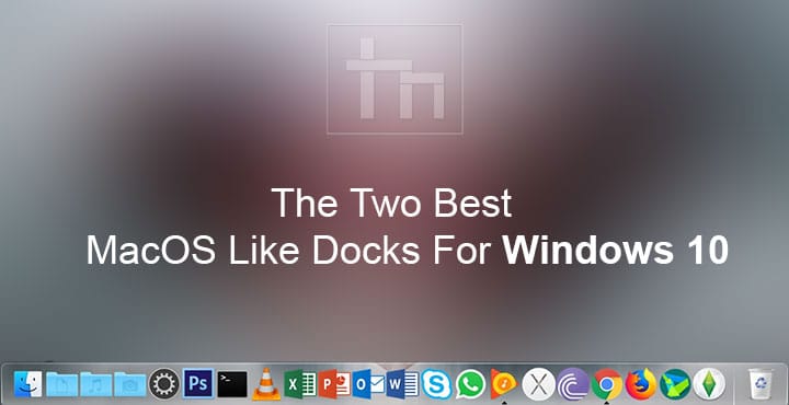 mac like dock for windows